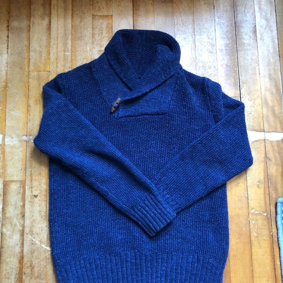 Boys Cowl Neck Cotton Sweater - Picture 1 of 3